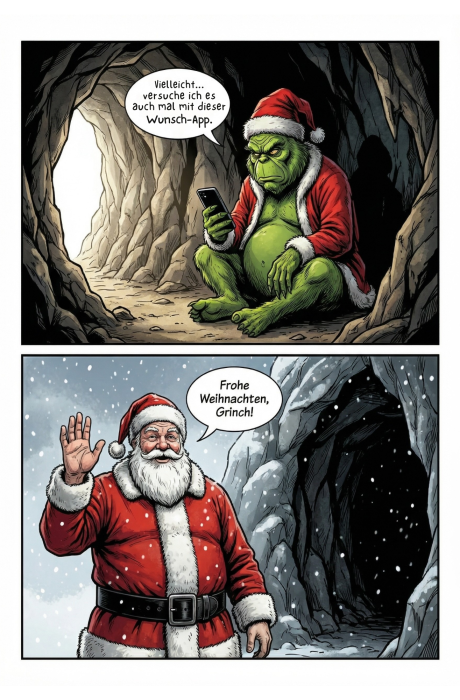 Wenn Santa und das Christkind weg sind, bekommt niemand seine Geschenke! Das wäre ein zu trauriges Weihnachten - 16